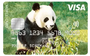 ICS Visa World Card Panda